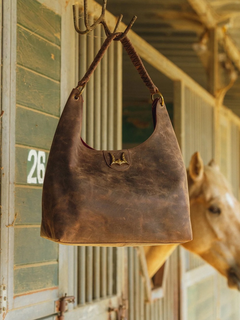 Loyal West | Large Purse In Brunette Leather